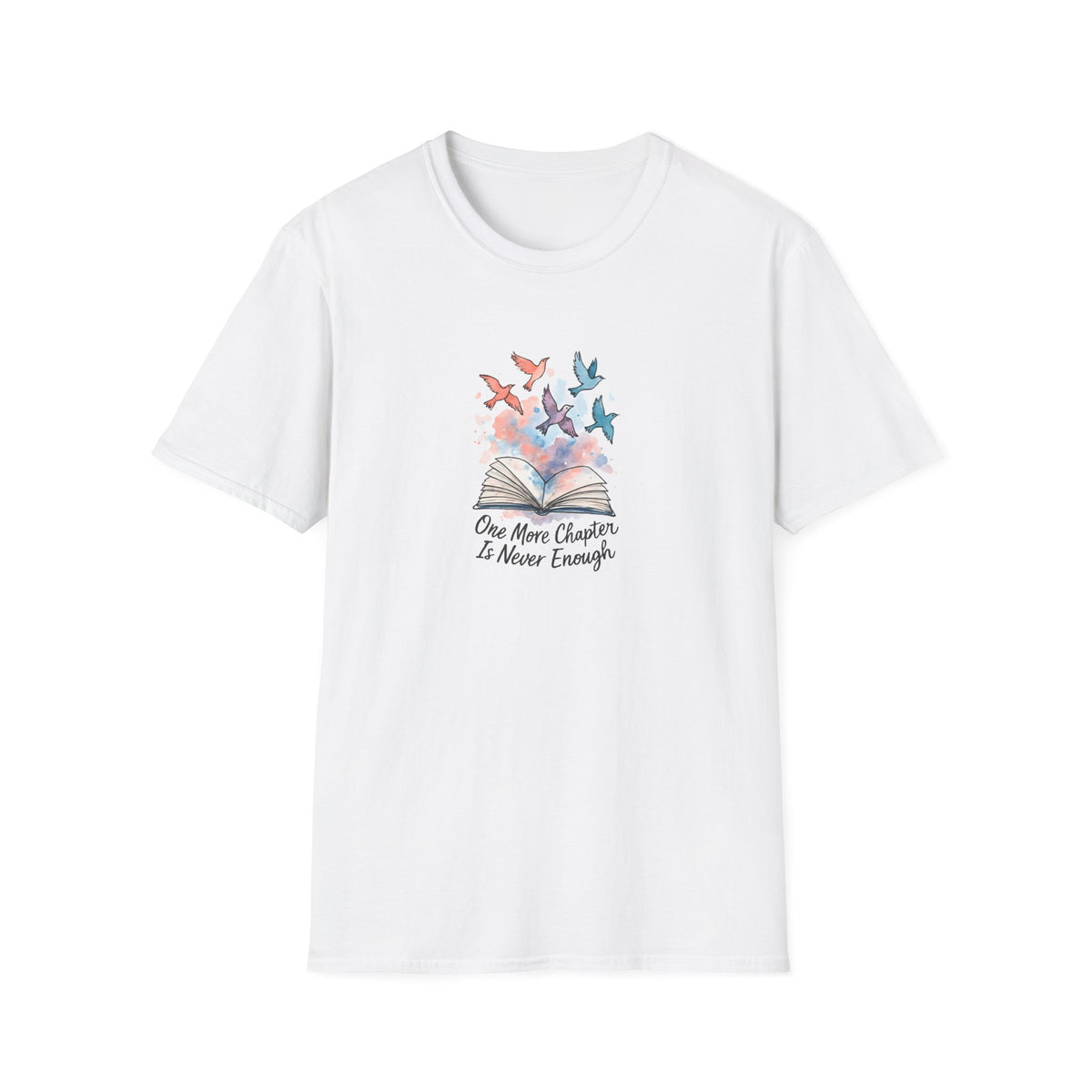 Open Book and Birds T-Shirt